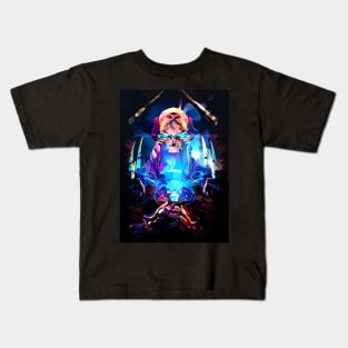 Neon Skull King Kids T-Shirt